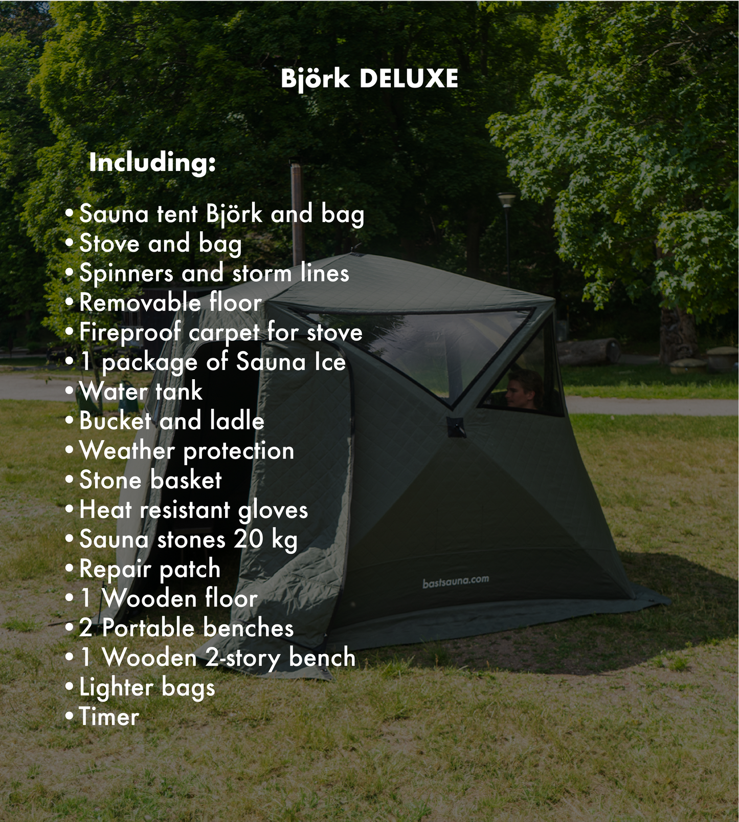 Bast Portable Sauna – Premium Quality & Easy to Use • Made in Sweden