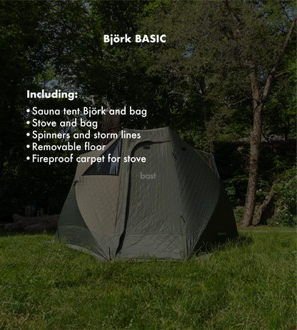 Bast Portable Sauna –  Premium Quality & Easy to Use • Made in Sweden